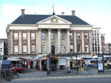 Foto Stadhuis in Groningen, Zien, Bezienswaardigheden